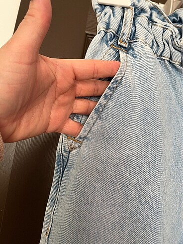 32 Beden mavi Renk ZARA KOT PANTOLON