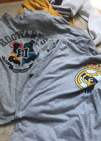 Real Madrid Baskılı Gri Çocuk Atlet - Görsel 2