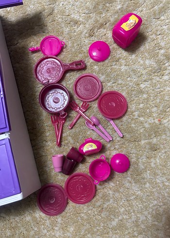 Mor ve Mavi Mini Mutfak Oyuncak Seti - Görsel 4
