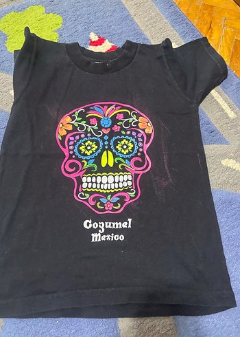 Kız Çocuk Beyaz Baskılı Kısa Kollu Tişört - Görsel 8