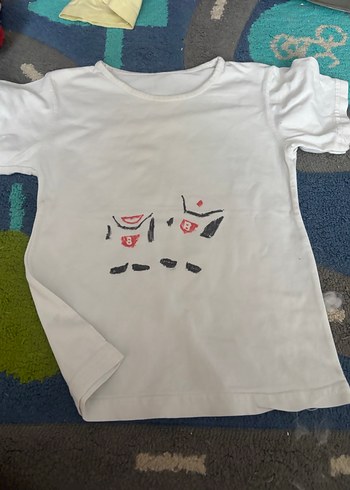 Kız Çocuk Pembe Baskılı Askılı Tişört - Görsel 4