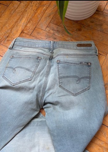 Mavi Jeans Bej Midi Boy Rahat Kesim Kadın Kot Pantolon
