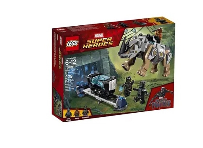 76099 süper heroes Rhino Face off