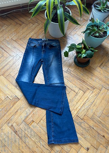 Mavi Kadın Denim Fermuarlı Pantolon