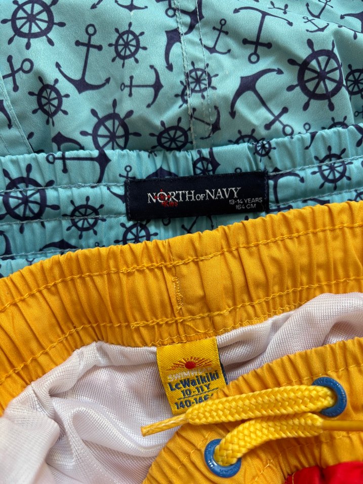 Erkek Çocuk Çok Renkli Desenli Mayo Şortları - Görsel 3