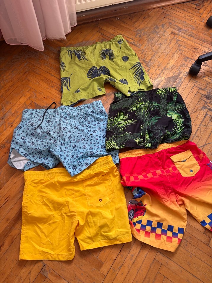 Erkek Çocuk Çok Renkli Desenli Mayo Şortları - Görsel 2