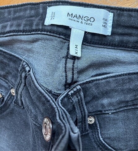 11-12 Yaş Beden siyah Renk Mango pantolon