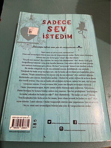 Sadece sev istedim