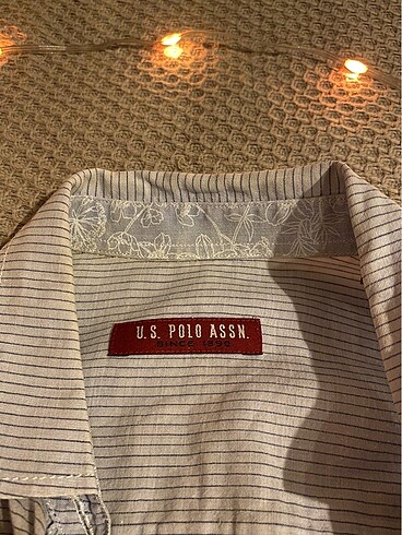 U.S Polo Assn. POLO MARKA ÇİZGİLİ GÖMLEK