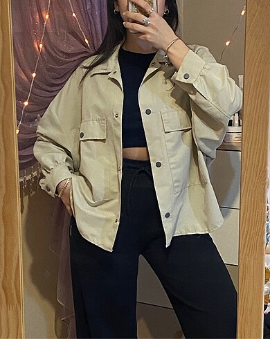 Armalife KREM OVERSIZE CEKET