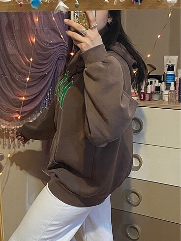s Beden kahverengi Renk MAVİ SWEATSHIRT