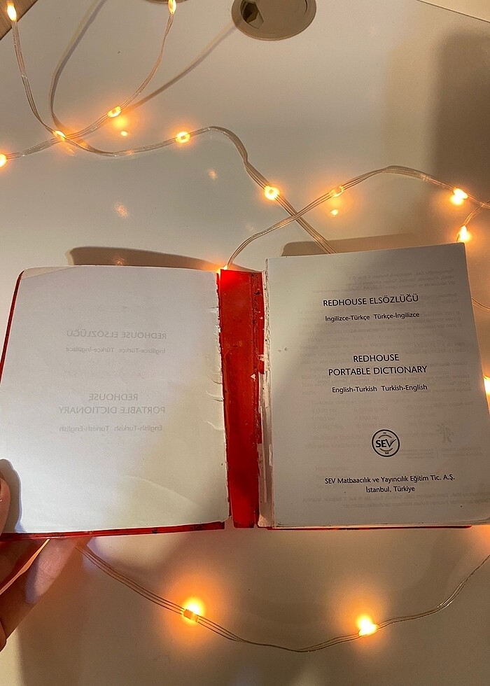 Redhouse El sözlüğü İng-Türkçe - Görsel 3