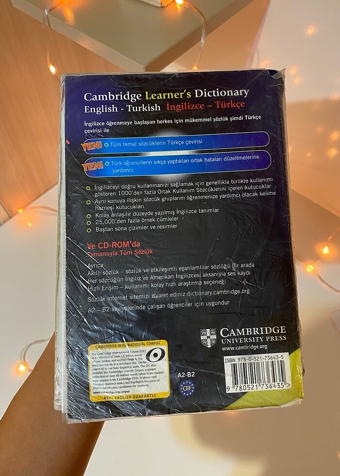 Cambridge Üniversitesi İngilizce Türkçe sözlük - Görsel 2