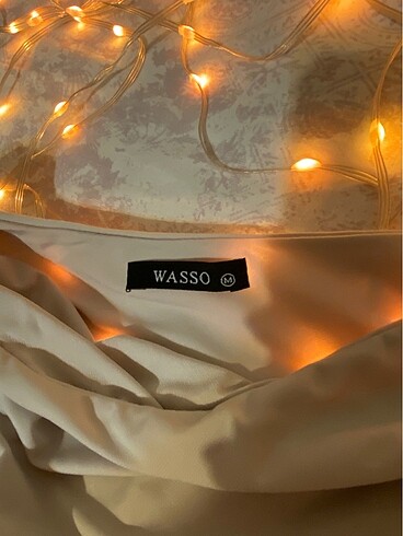 Tek askılı büzülü taş rengi bluz - Görsel 5