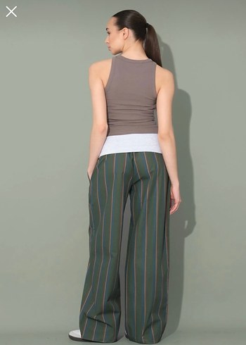 Jardin du soleil cizgili pantolon S/M - Görsel 2