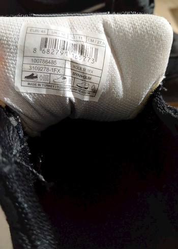 Siyah Erkek Bağcıklı Spor Ayakkabı - Görsel 6