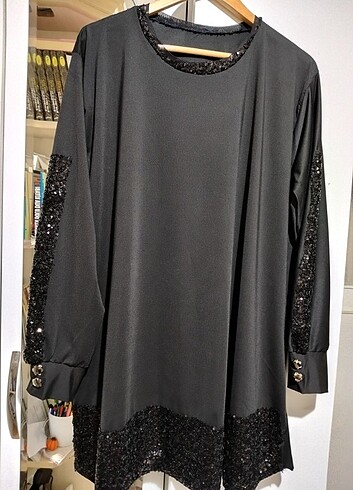 Mango #Büyük beden #pulpayetli Tunik48, 52