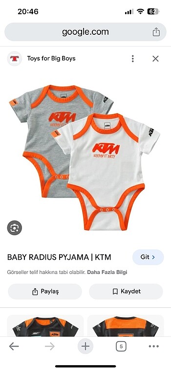 Diğer KTM BADİ 92/18-24 ay orjinal