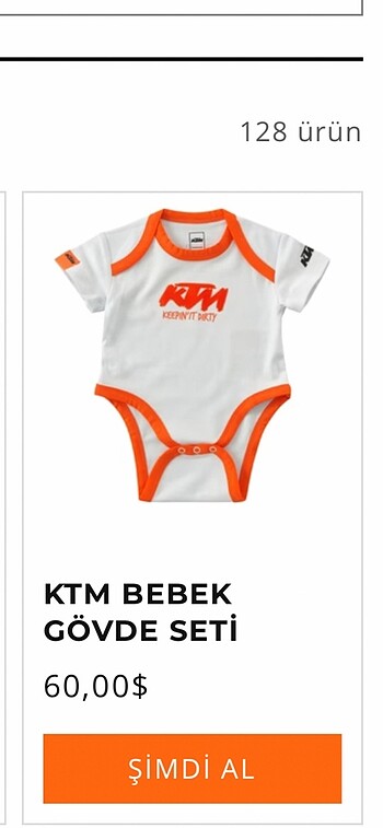 Diğer KTM BODY 92/18-24 ay Orjinal