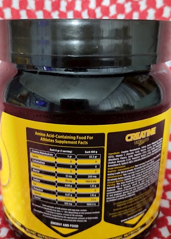 Diğer Ronic Nutrition Creatine Ultimate Toz Böğürtlen Aromalıdir