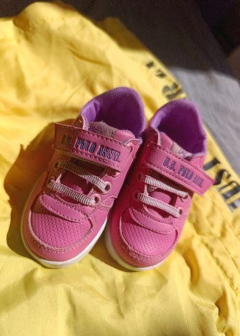 Kız Çocuk Pembe Spor Ayakkabı Velcro