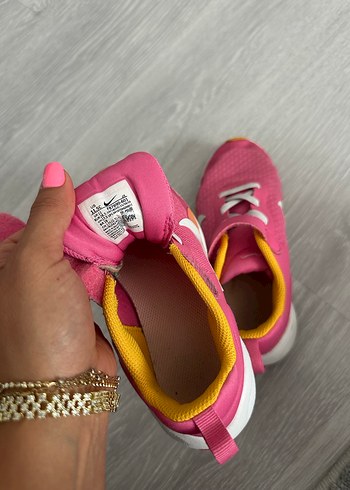 Kız Çocuk Pembe Renkli Sneaker - Görsel 4