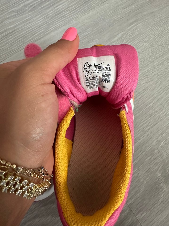 Kız Çocuk Pembe Renkli Sneaker - Görsel 3