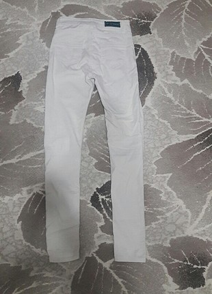 Diğer beyaz yüksek bel pantolon