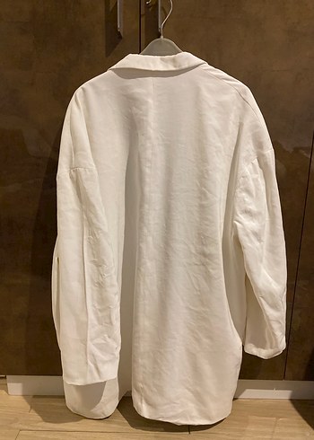 Beyaz Kadın Blazer Ceket - Görsel 6