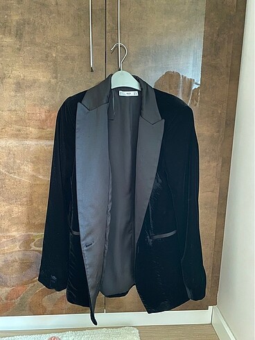 Mango Mango kadife blazer