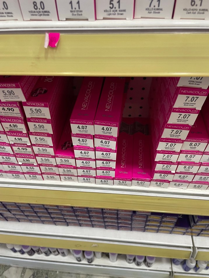 Nevacolor saç boyası tüm renkleri mevcut - Görsel 2