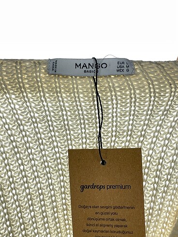 l Beden ten rengi Renk Mango Kazak / Triko %70 İndirimli.