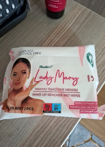 Number 1 Lady Mary Makyaj Temizleme Mendili 25'li
