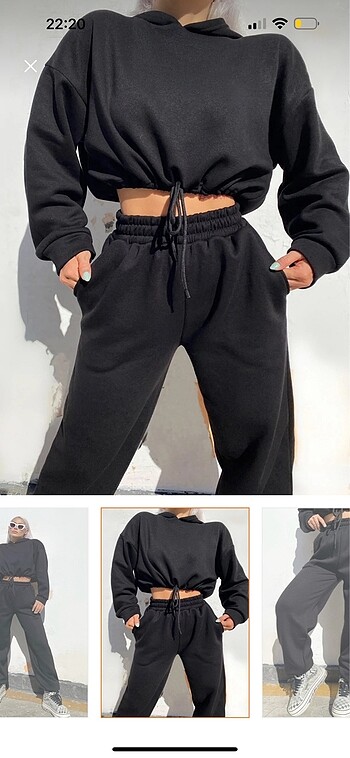 Zara Swist Kapüşonlu Eşofman Takımı