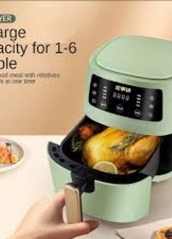 Alman harikası Silver Crest Air Fryer XXL 8 Litre 3.000 Watt