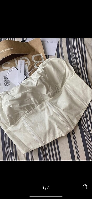 BERSHKA CROP BUSTİYER KORSELİ