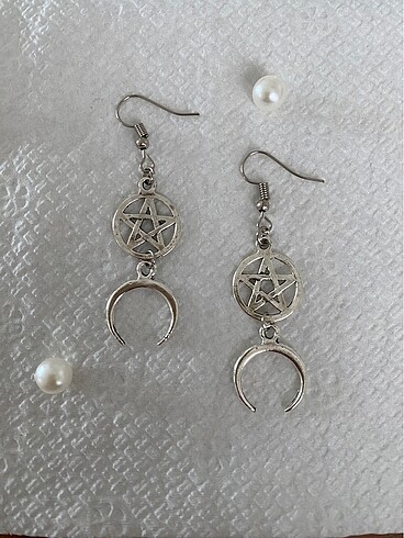 Pentagram küpe