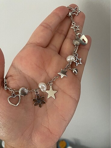 Beden beyaz Renk Charm bileklik