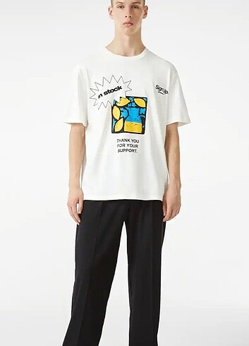 Bershka BERSHKA Baskılı Regular Fit Tshirt