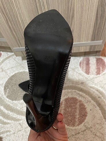 38 Beden siyah Renk Stiletto