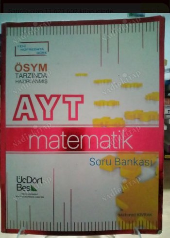 Beden AYT Matematik Soru Bankası - ÜçDörtBeş