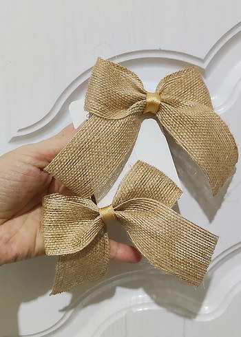 Bej Bohem Tarzda Fiyonk Saç Tokası - Görsel 2