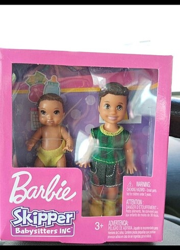 Barbie bebek bakiciligi seti kardesli