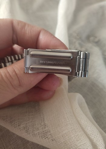 Gri Metal Erkek Saat Kordonu - Görsel 2