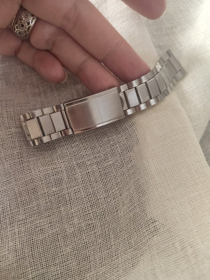 Gri Metal Erkek Saat Kordonu - Görsel 4