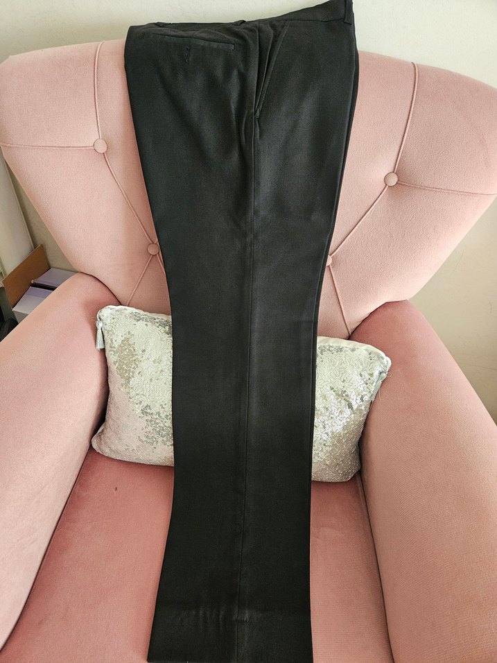 Düğmeli Siyah Erkek Ofis Takım Elbise - Görsel 4