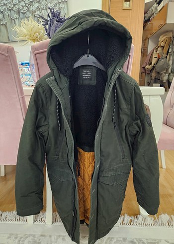 Erkek  Kapüşonlu Streetwear Mont - Görsel 2