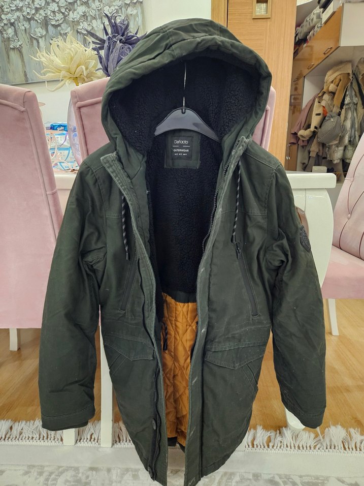 Erkek  Kapüşonlu Streetwear Mont - Görsel 2