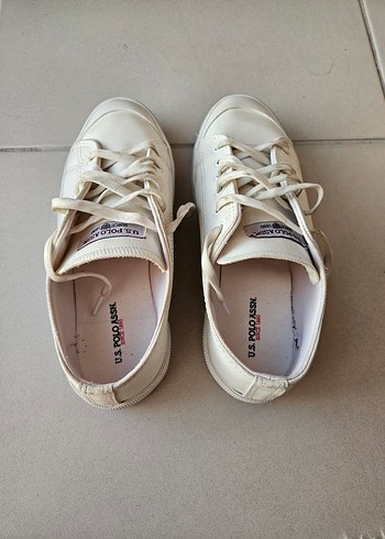 U.S. Polo Assn. Beyaz Sneakers - Görsel 2