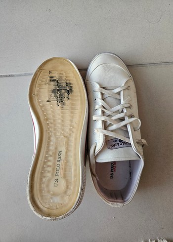 U.S. Polo Assn. Beyaz Sneakers - Görsel 5